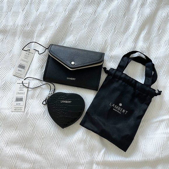 Lambert Vegan Leather Wallet and vegan leather pouch - Picture 1 of 3